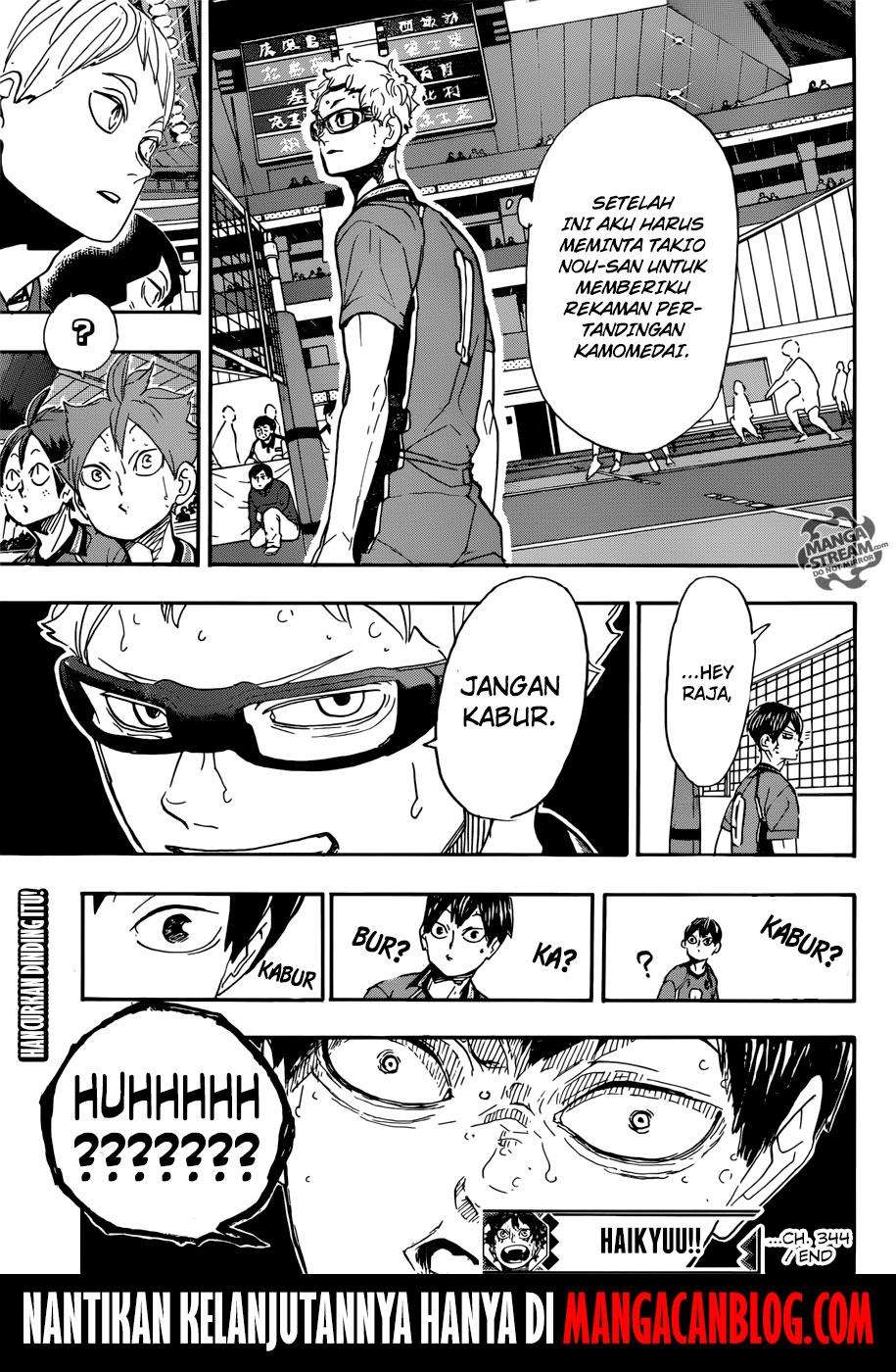 Haikyuu!! Chapter 344 Gambar 18