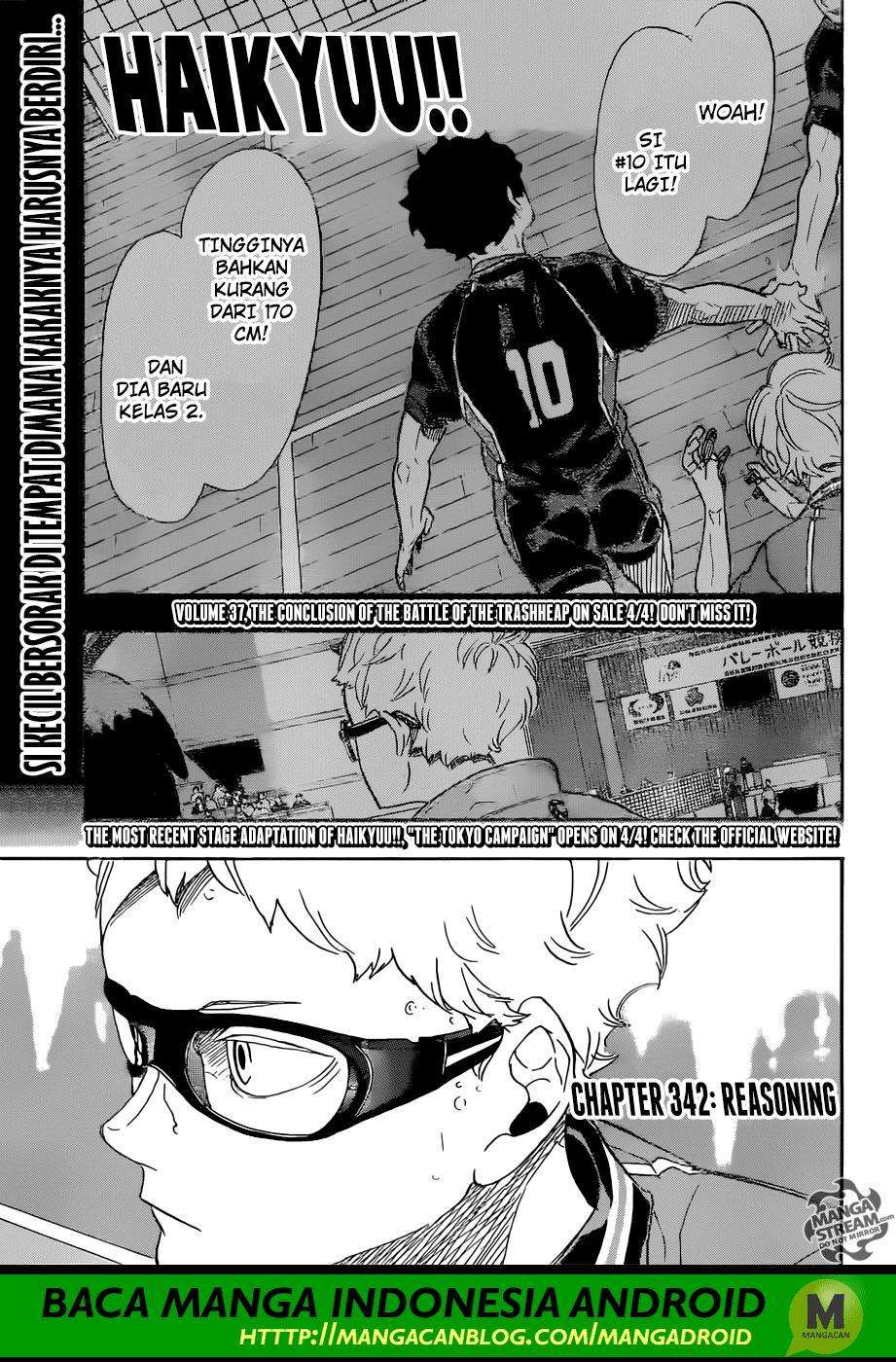 Komik Haikyuu!! Chapter 342 gambar nomor 1