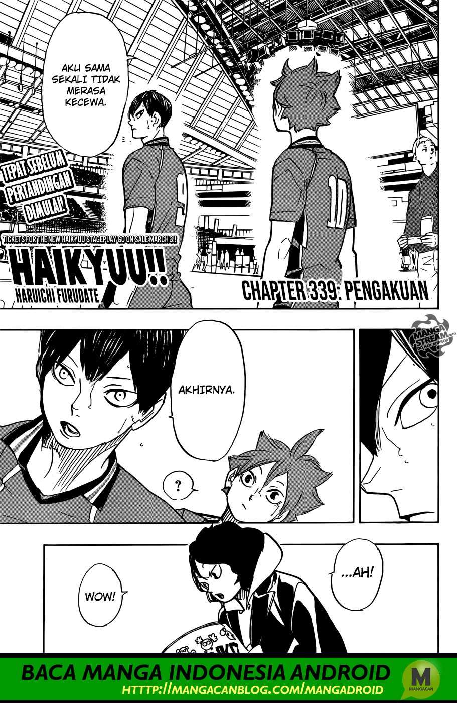Komik Haikyuu!! Chapter 339 gambar nomor 1