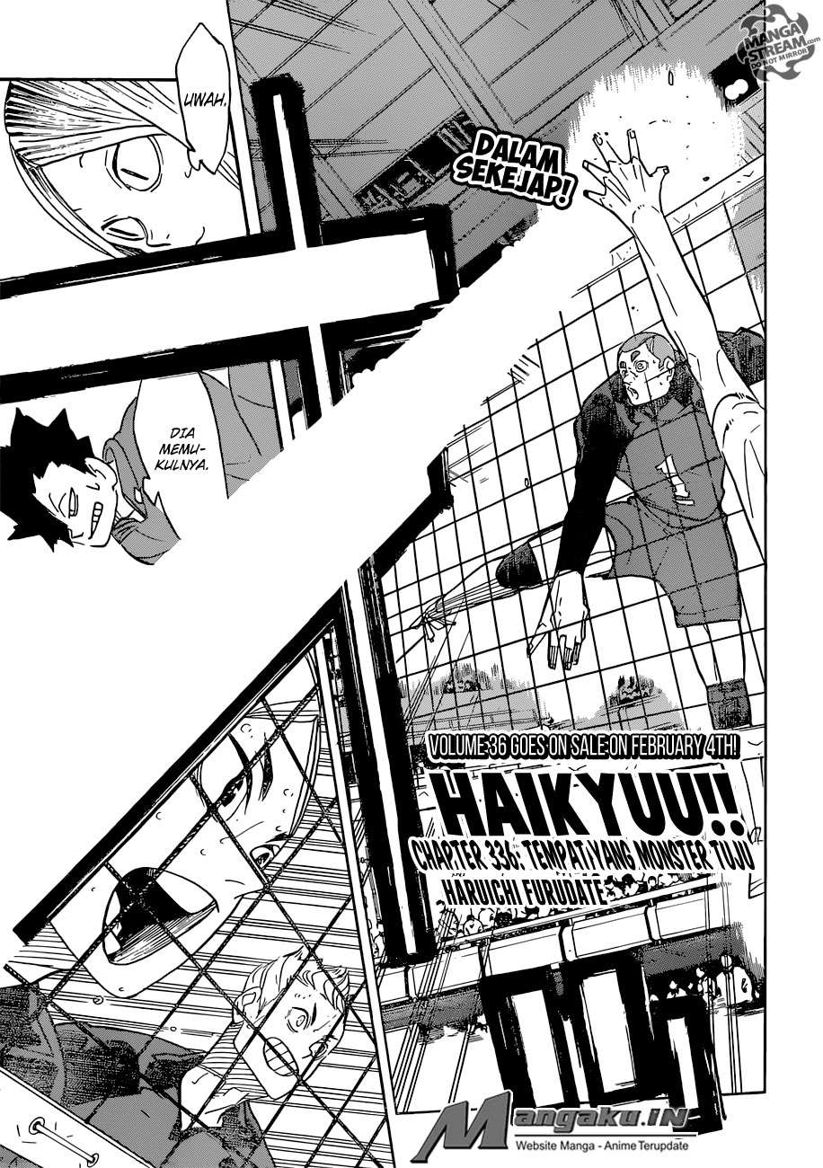 Manga Haikyuu!! Chapter 336 gambar nomor 2