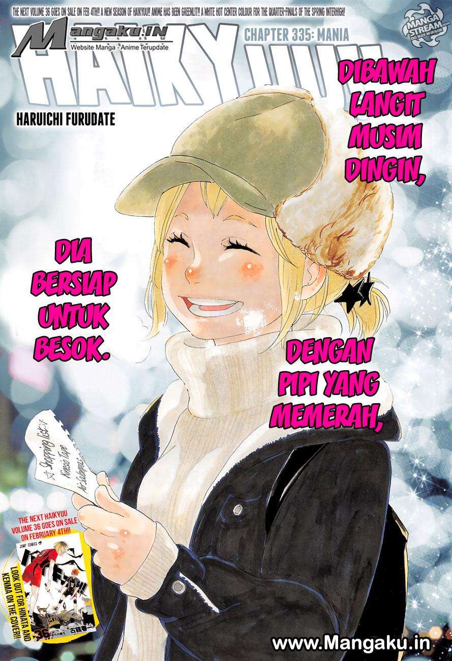 Komik Haikyuu!! Chapter 335 gambar nomor 1