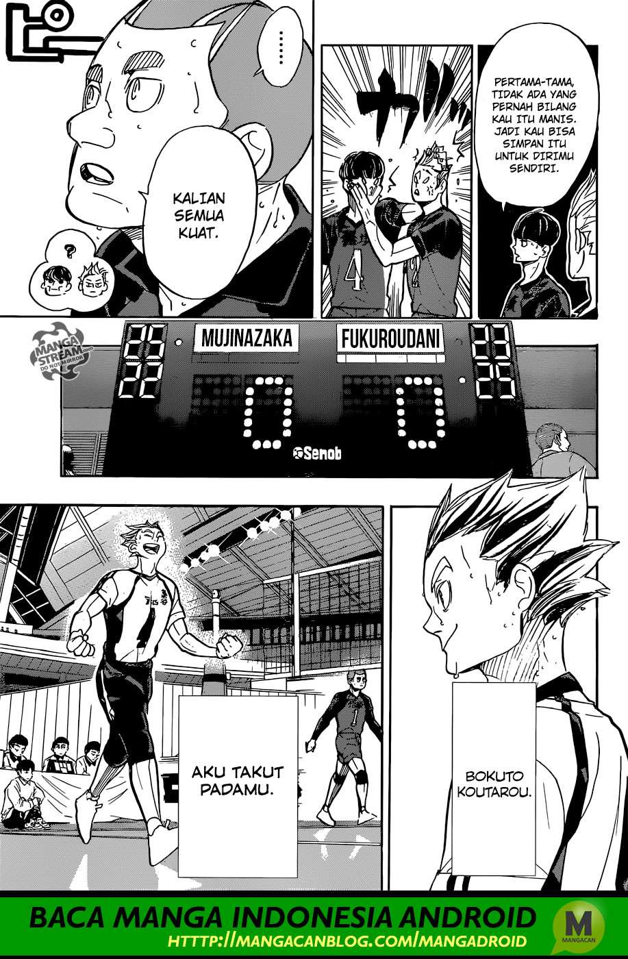 Haikyuu!! Chapter 334 Gambar 16
