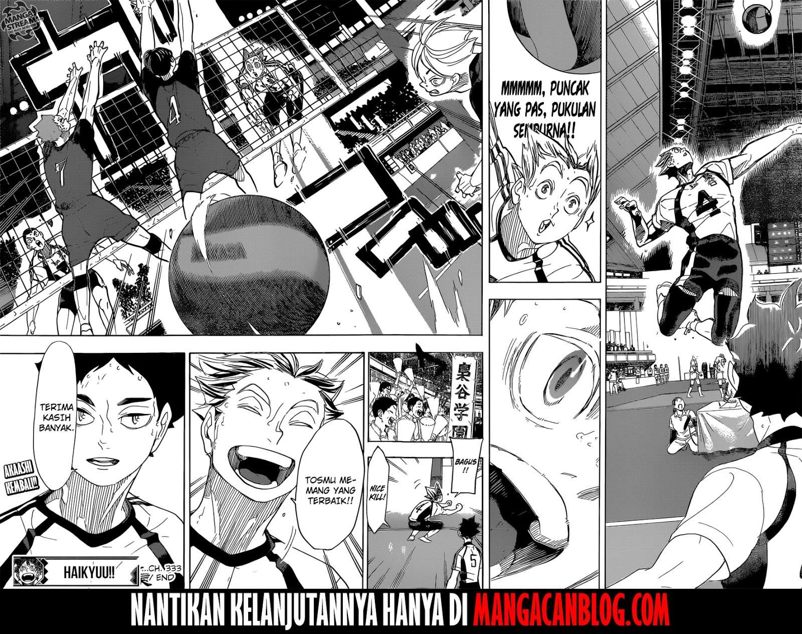 Haikyuu!! Chapter 333 Gambar 19