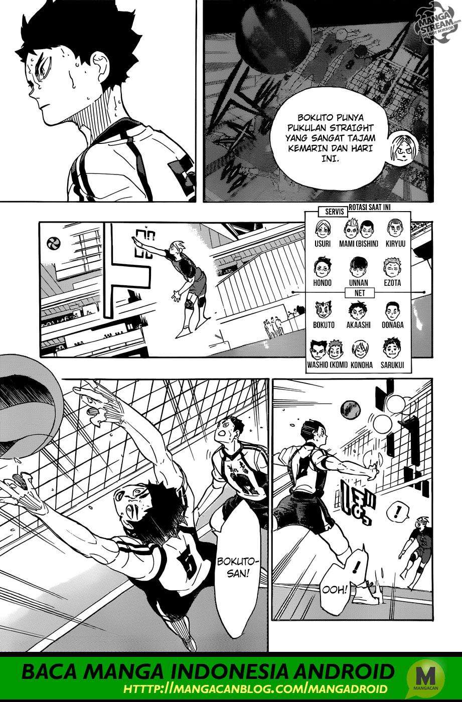Haikyuu!! Chapter 330 Gambar 14