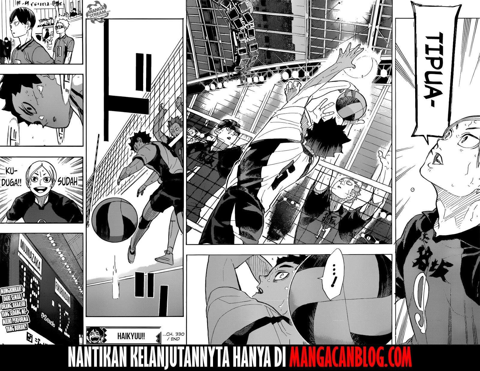 Haikyuu!! Chapter 330 Gambar 18