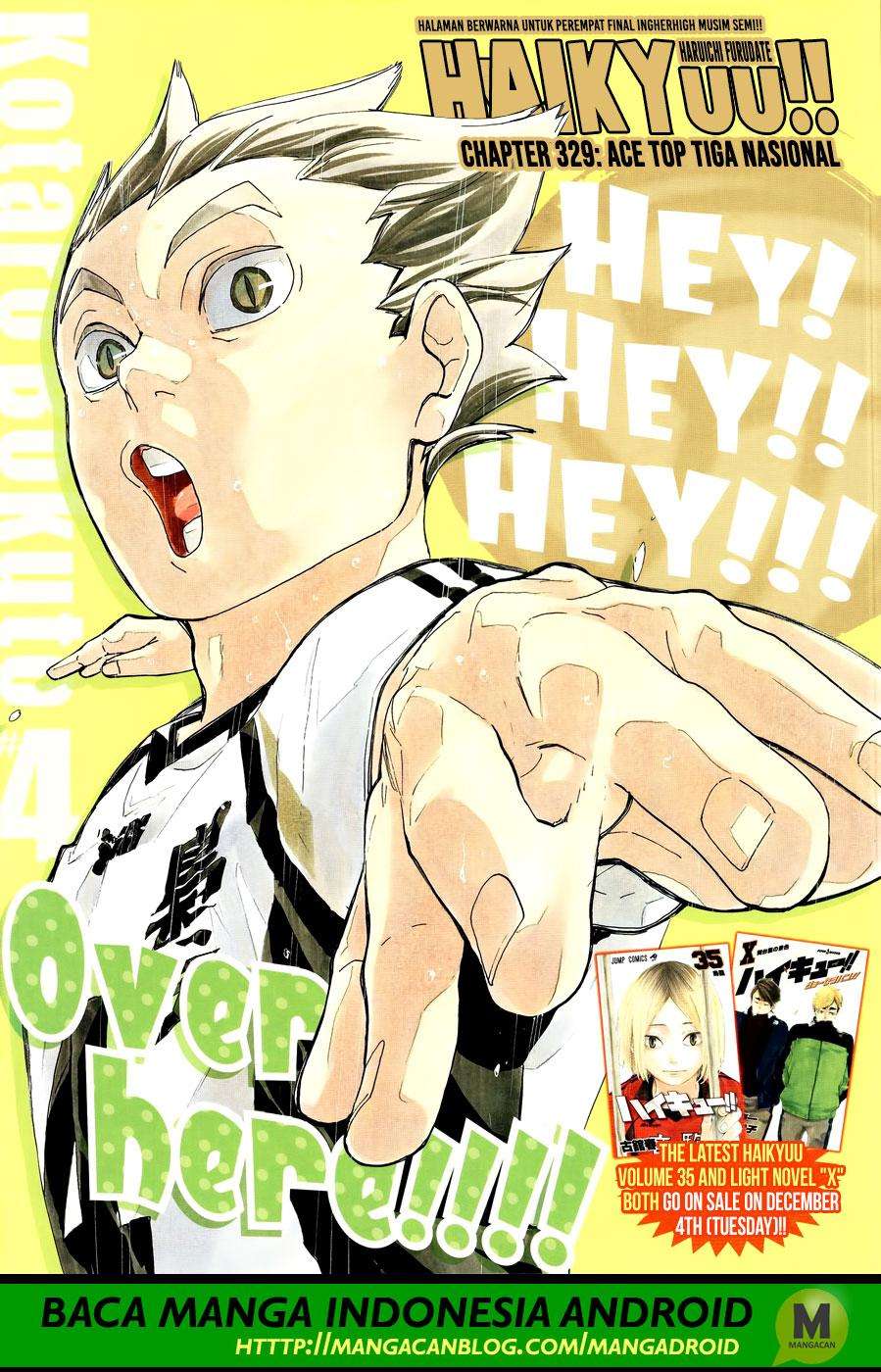 Komik Haikyuu!! Chapter 329 gambar nomor 1