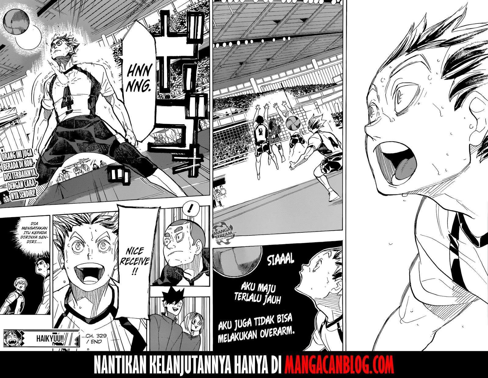 Haikyuu!! Chapter 329 Gambar 21