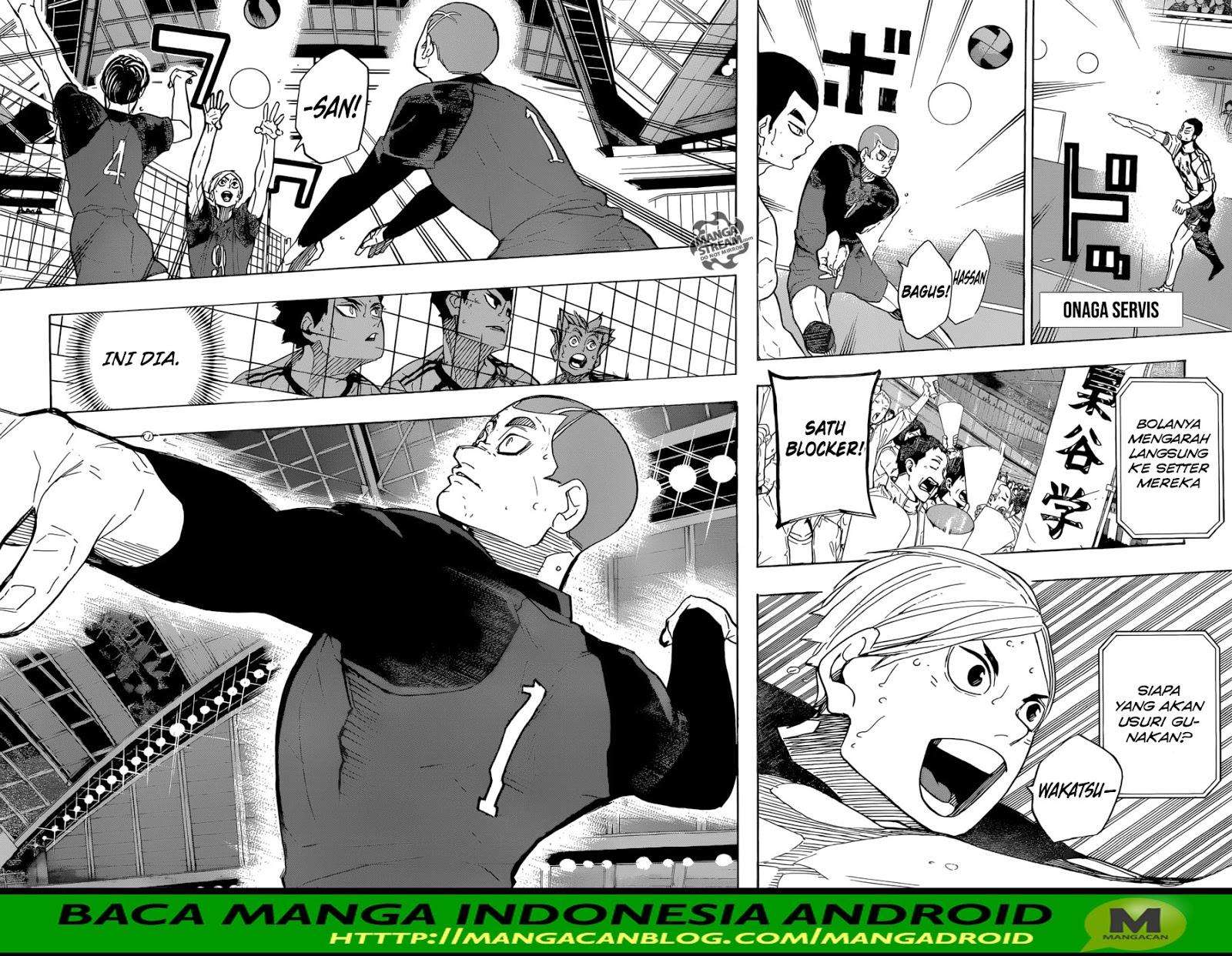 Haikyuu!! Chapter 328 Gambar 15
