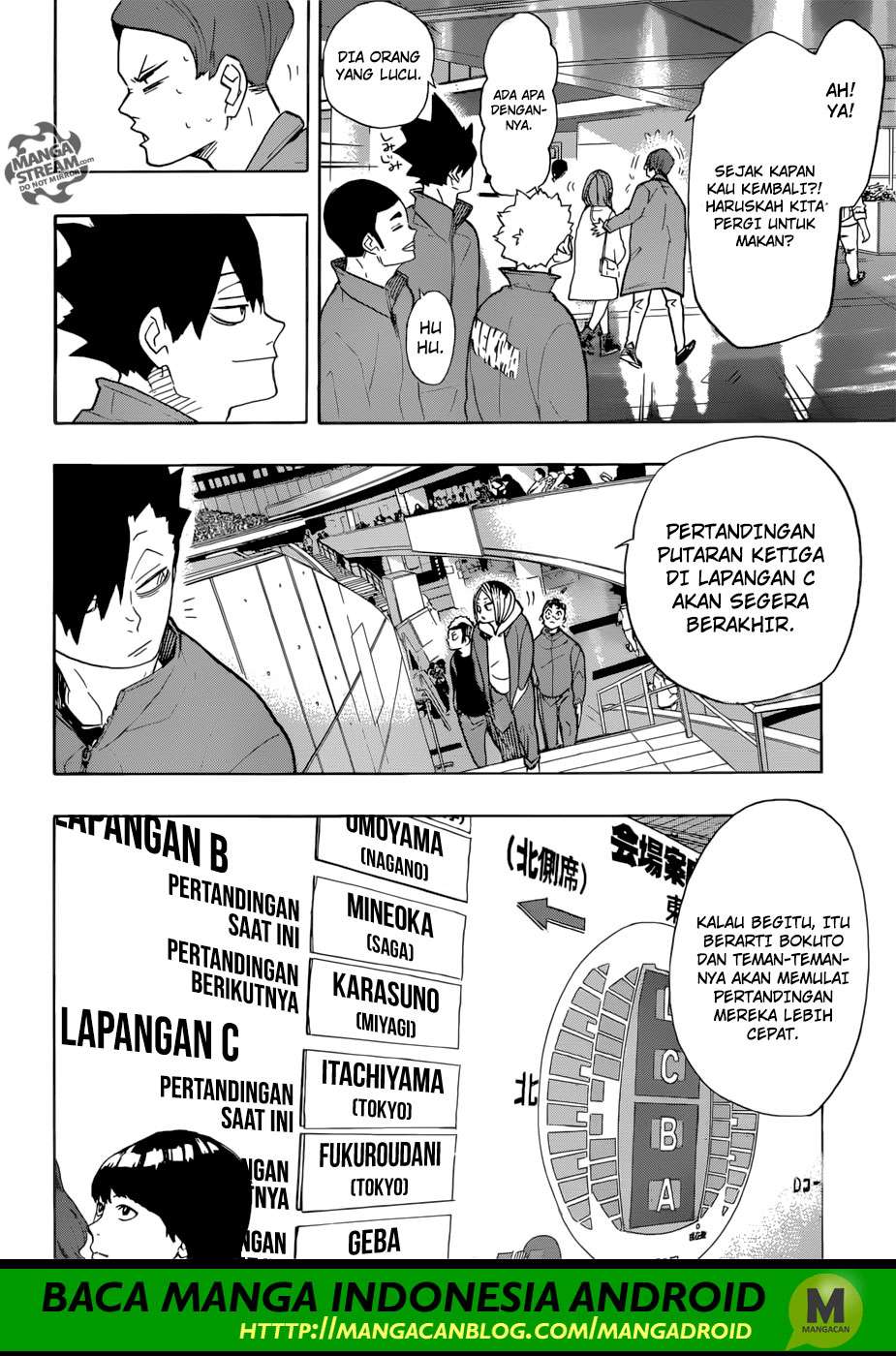 Haikyuu!! Chapter 327 Gambar 15