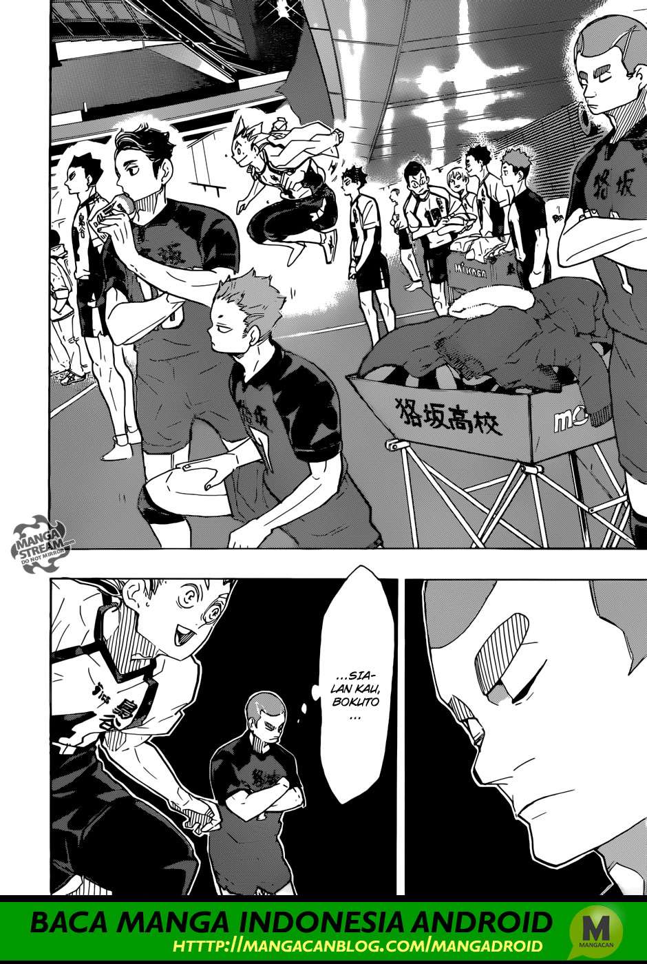 Haikyuu!! Chapter 327 Gambar 17