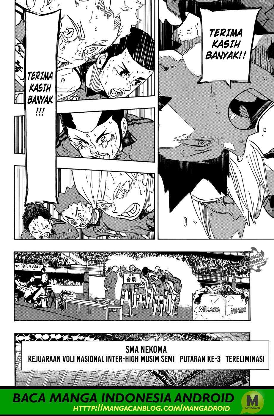 Haikyuu!! Chapter 325 Gambar 14