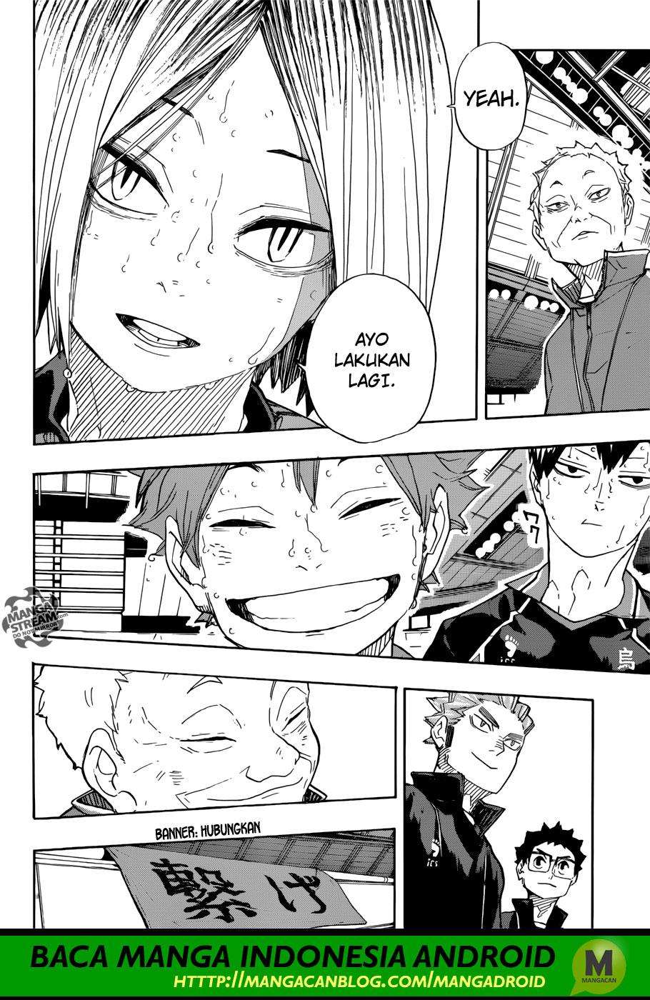 Haikyuu!! Chapter 325 Gambar 16