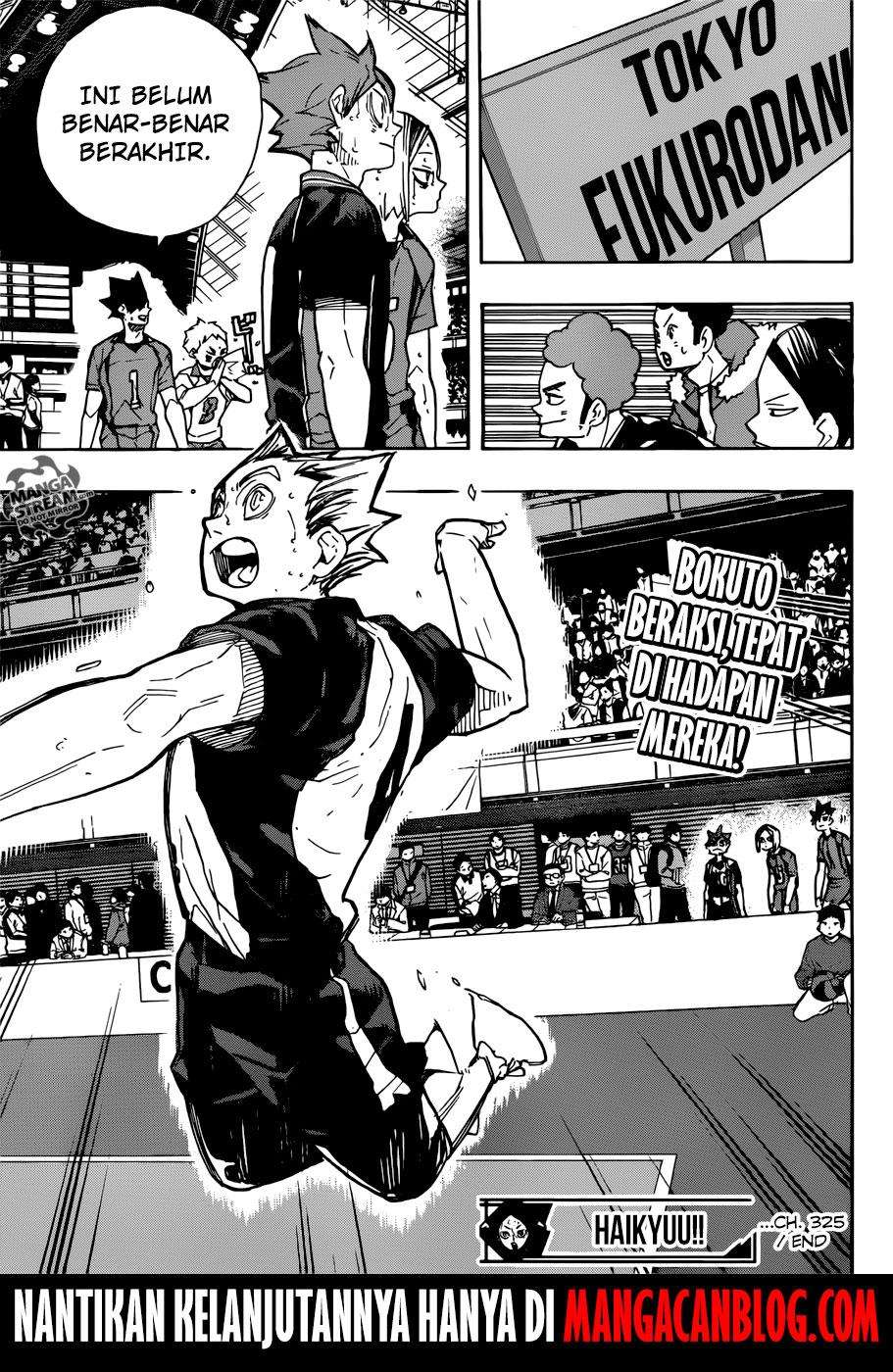 Haikyuu!! Chapter 325 Gambar 18