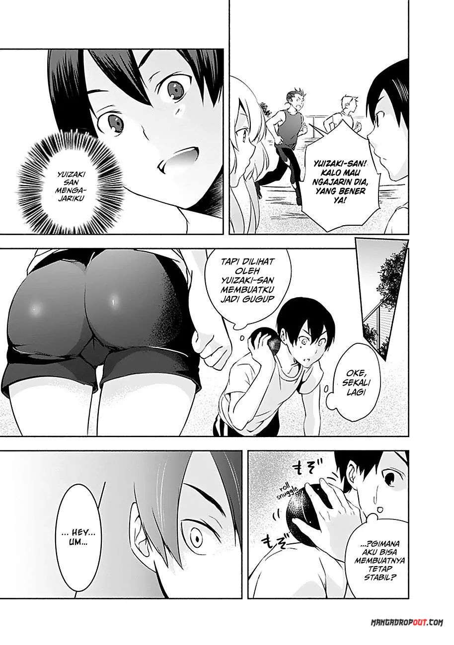 Yuizaki-san wa Nageru! Chapter 9 Gambar 8
