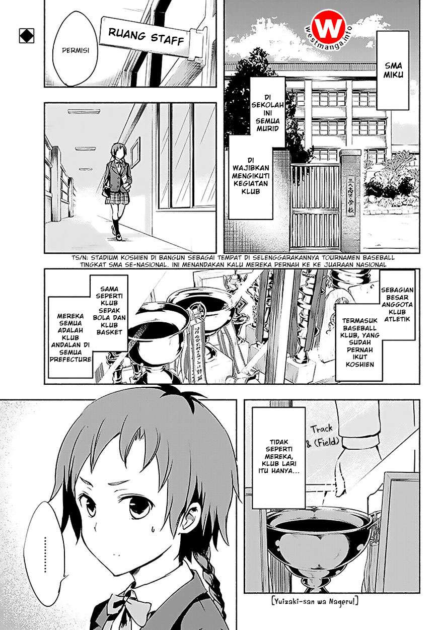 Manga Yuizaki-san wa Nageru! Chapter 3 gambar nomor 2