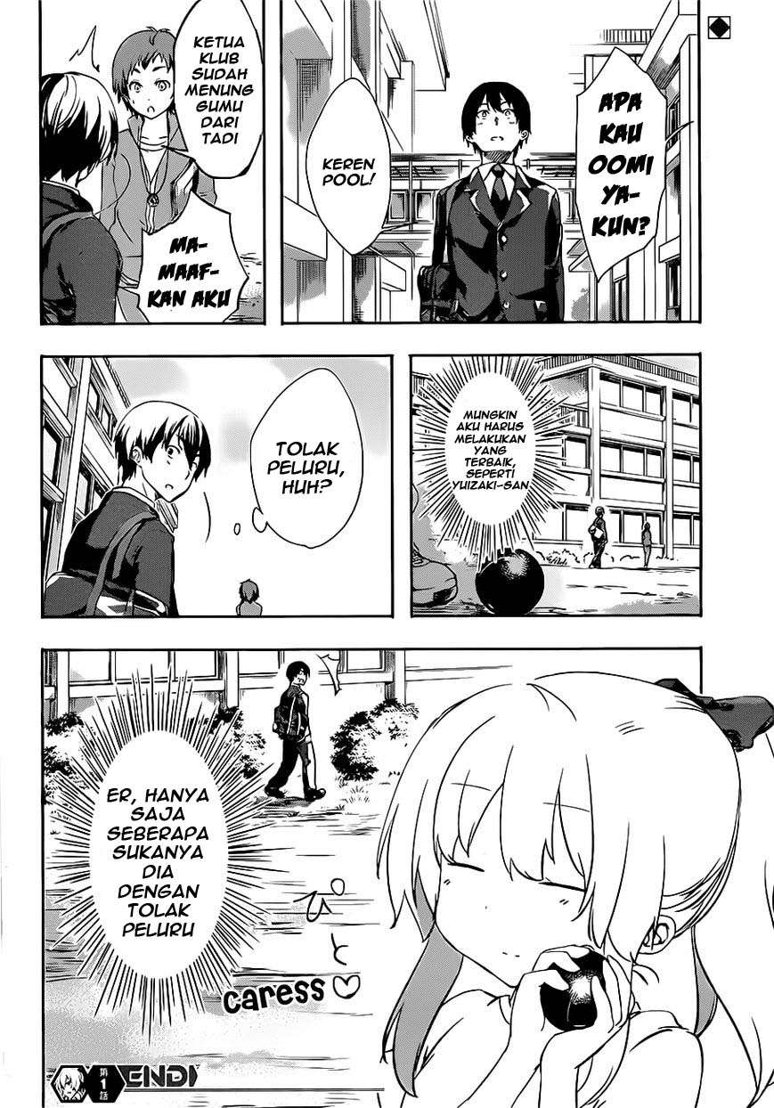 Yuizaki-san wa Nageru! Chapter 1 Gambar 22