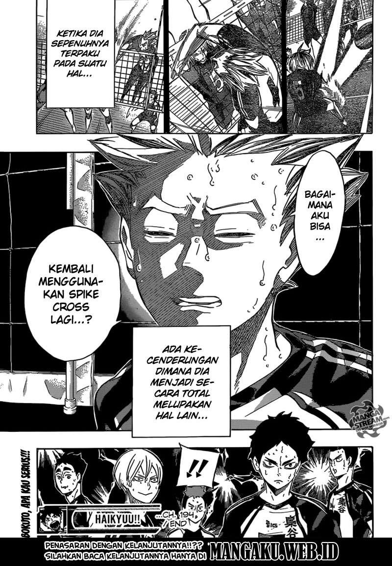 Haikyuu!! Chapter 194 Gambar 21