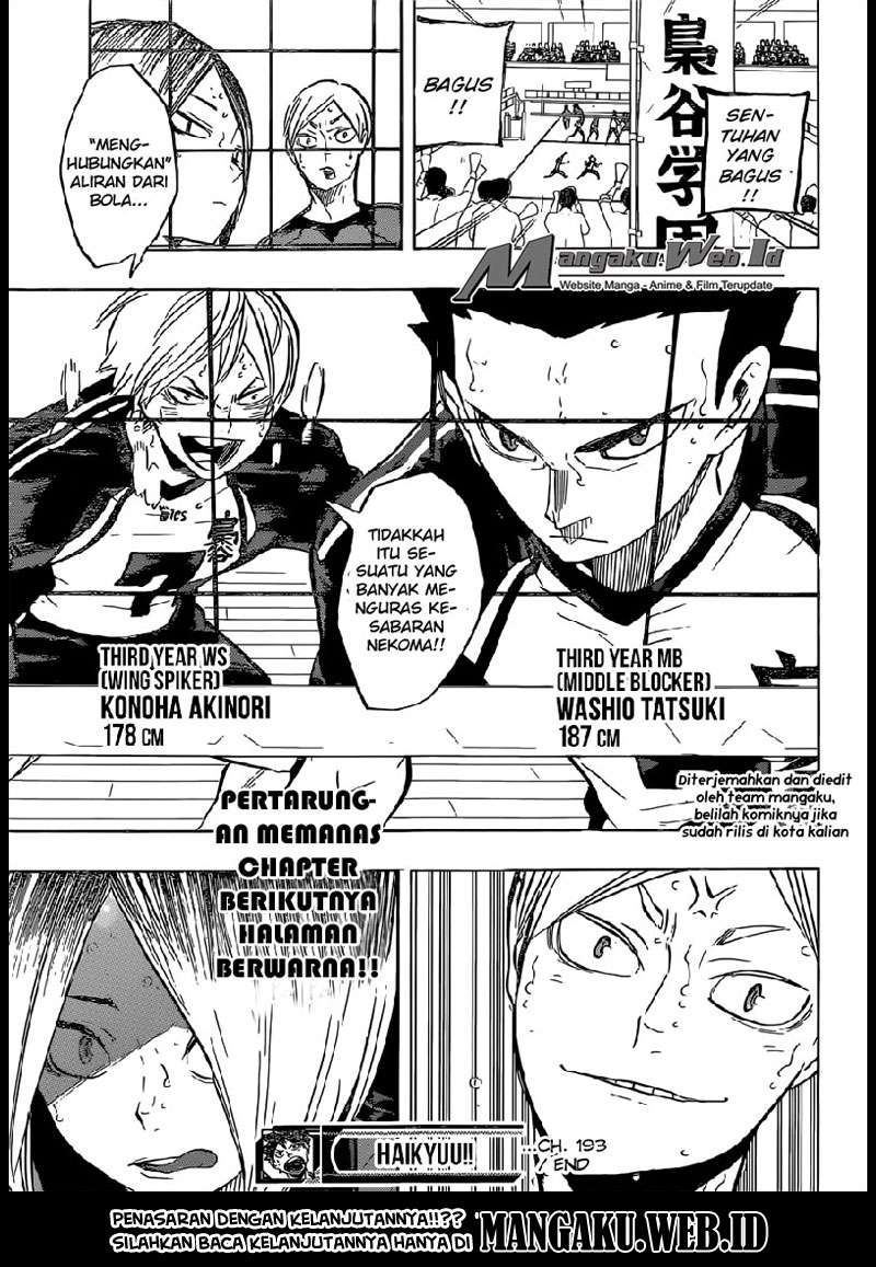 Haikyuu!! Chapter 193 Gambar 19