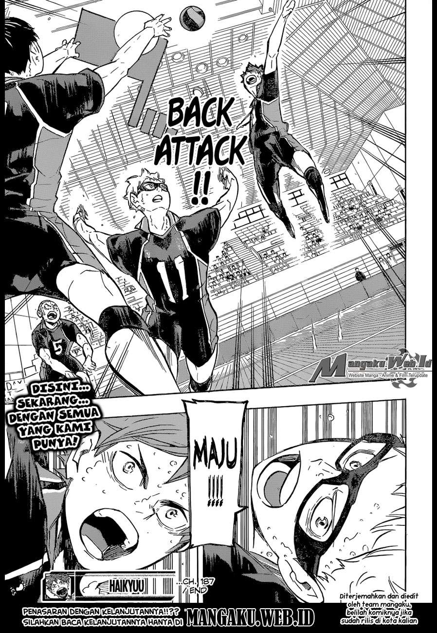 Haikyuu!! Chapter 187 Gambar 19