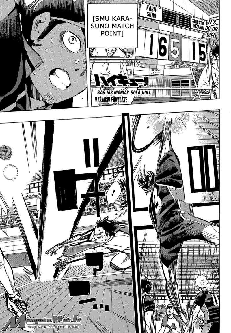Manga Haikyuu!! Chapter 186 gambar nomor 2