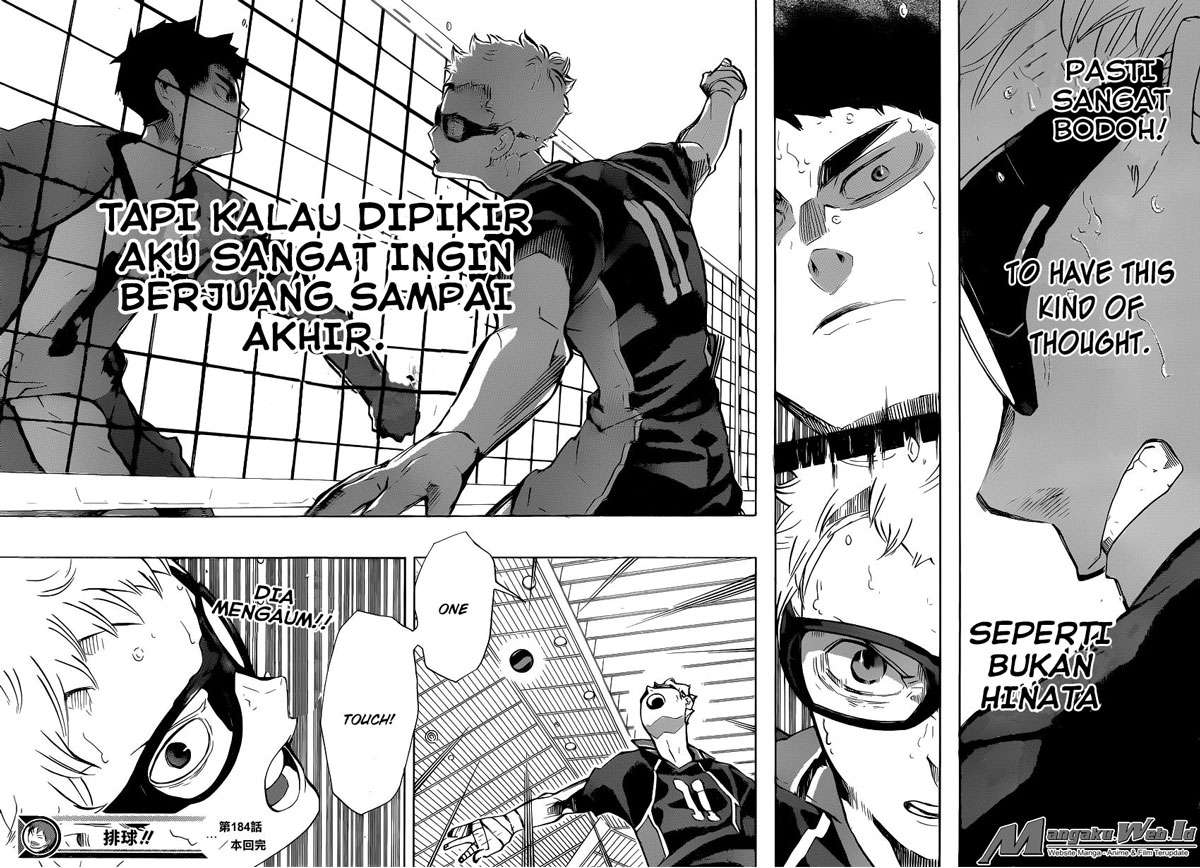 Haikyuu!! Chapter 184 Gambar 18