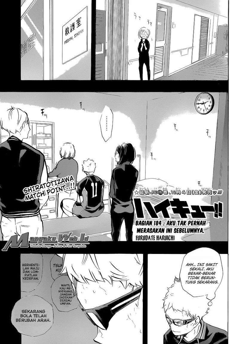 Manga Haikyuu!! Chapter 184 gambar nomor 2
