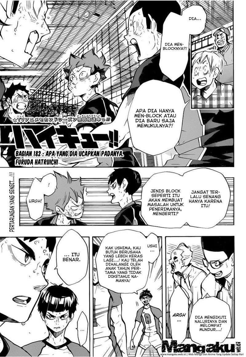 Manga Haikyuu!! Chapter 182 gambar nomor 2