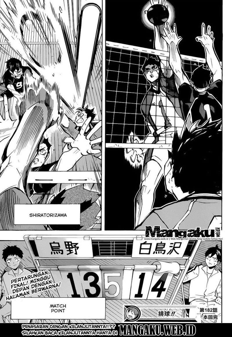 Haikyuu!! Chapter 182 Gambar 20