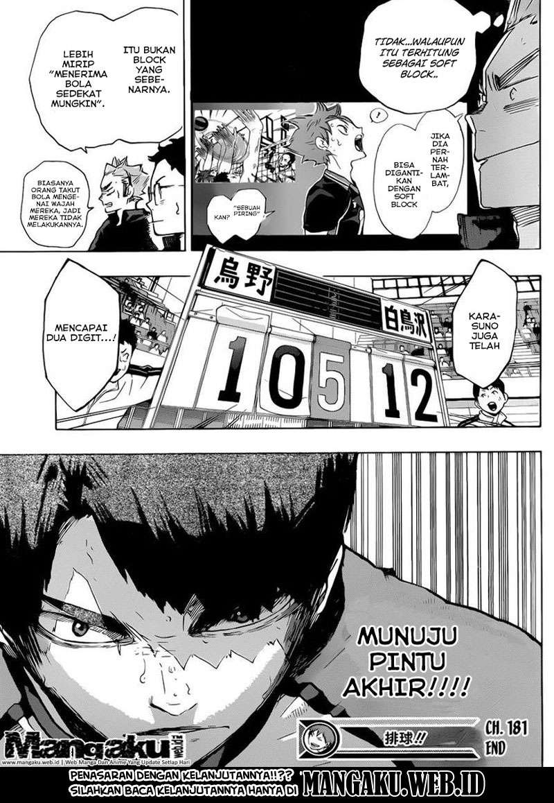 Haikyuu!! Chapter 181 Gambar 17