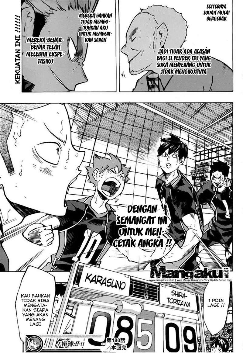 Haikyuu!! Chapter 180 Gambar 18