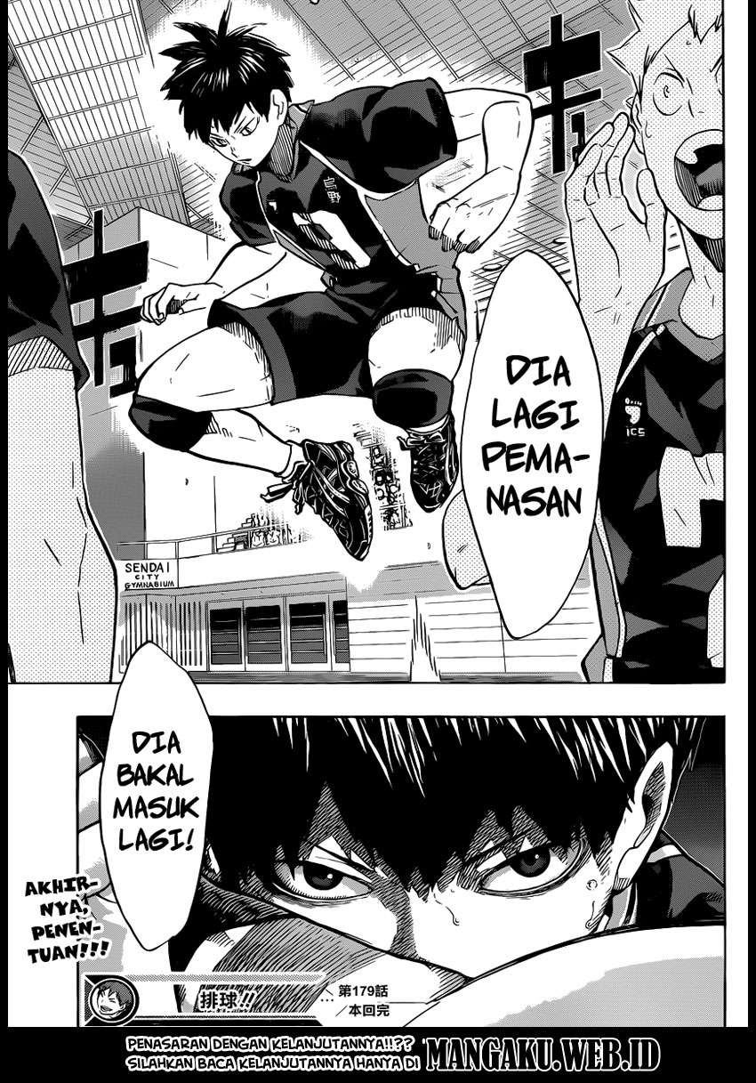 Haikyuu!! Chapter 179 Gambar 16