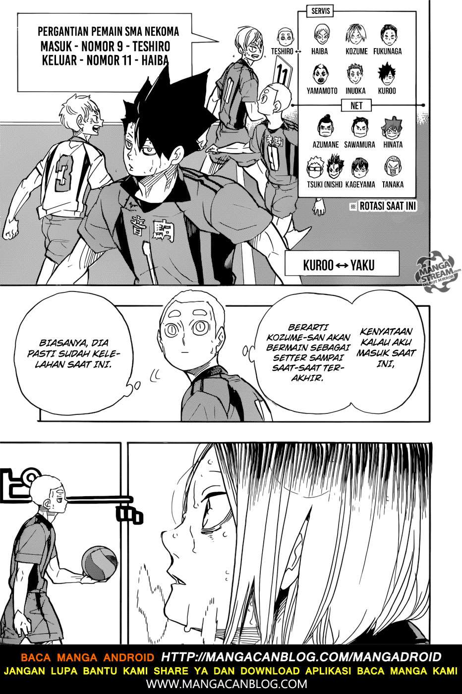 Haikyuu!! Chapter 322 Gambar 14