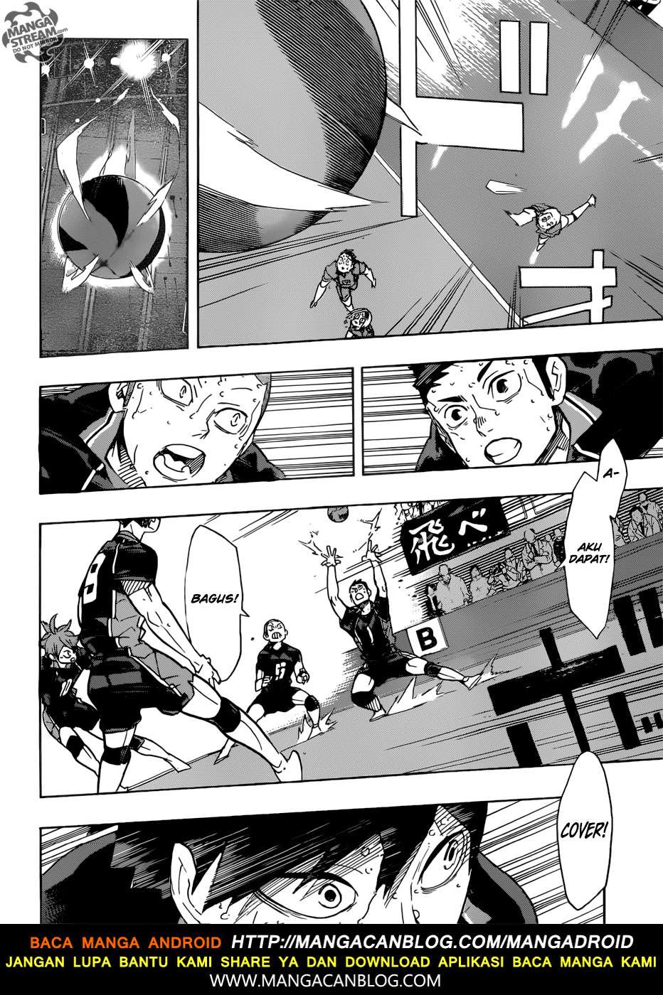 Haikyuu!! Chapter 322 Gambar 15