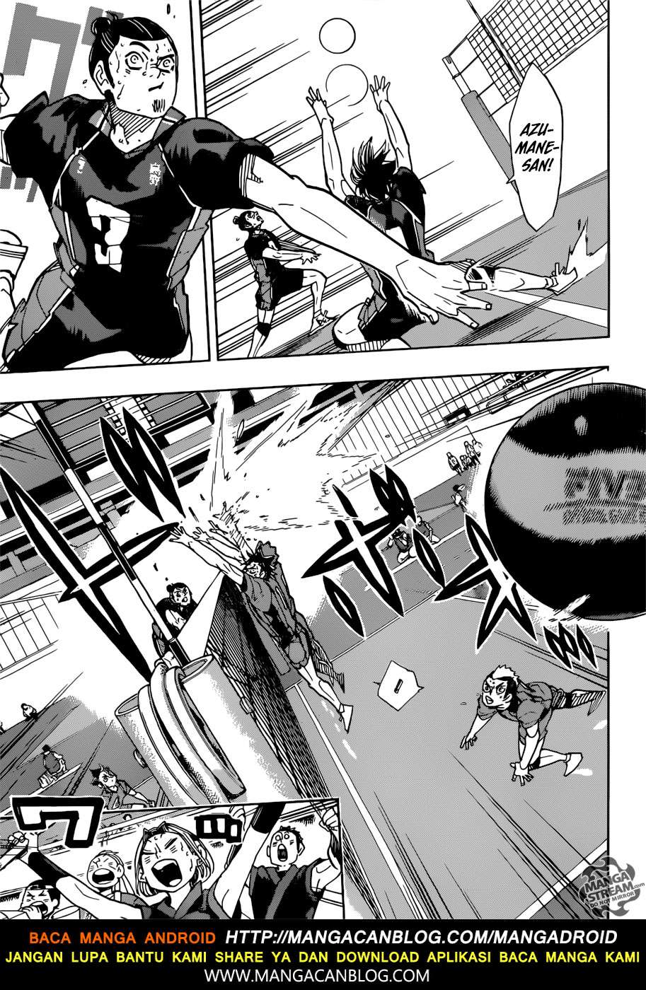 Haikyuu!! Chapter 322 Gambar 16