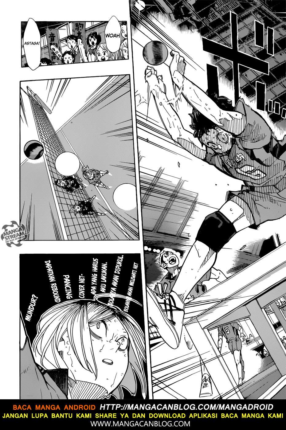 Haikyuu!! Chapter 322 Gambar 17