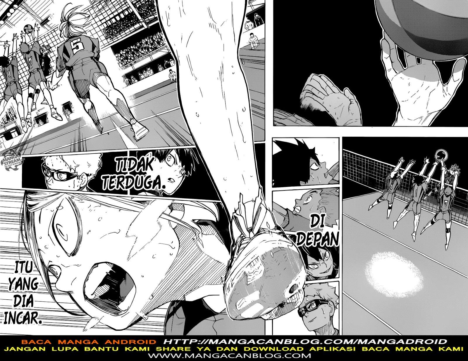 Haikyuu!! Chapter 322 Gambar 21