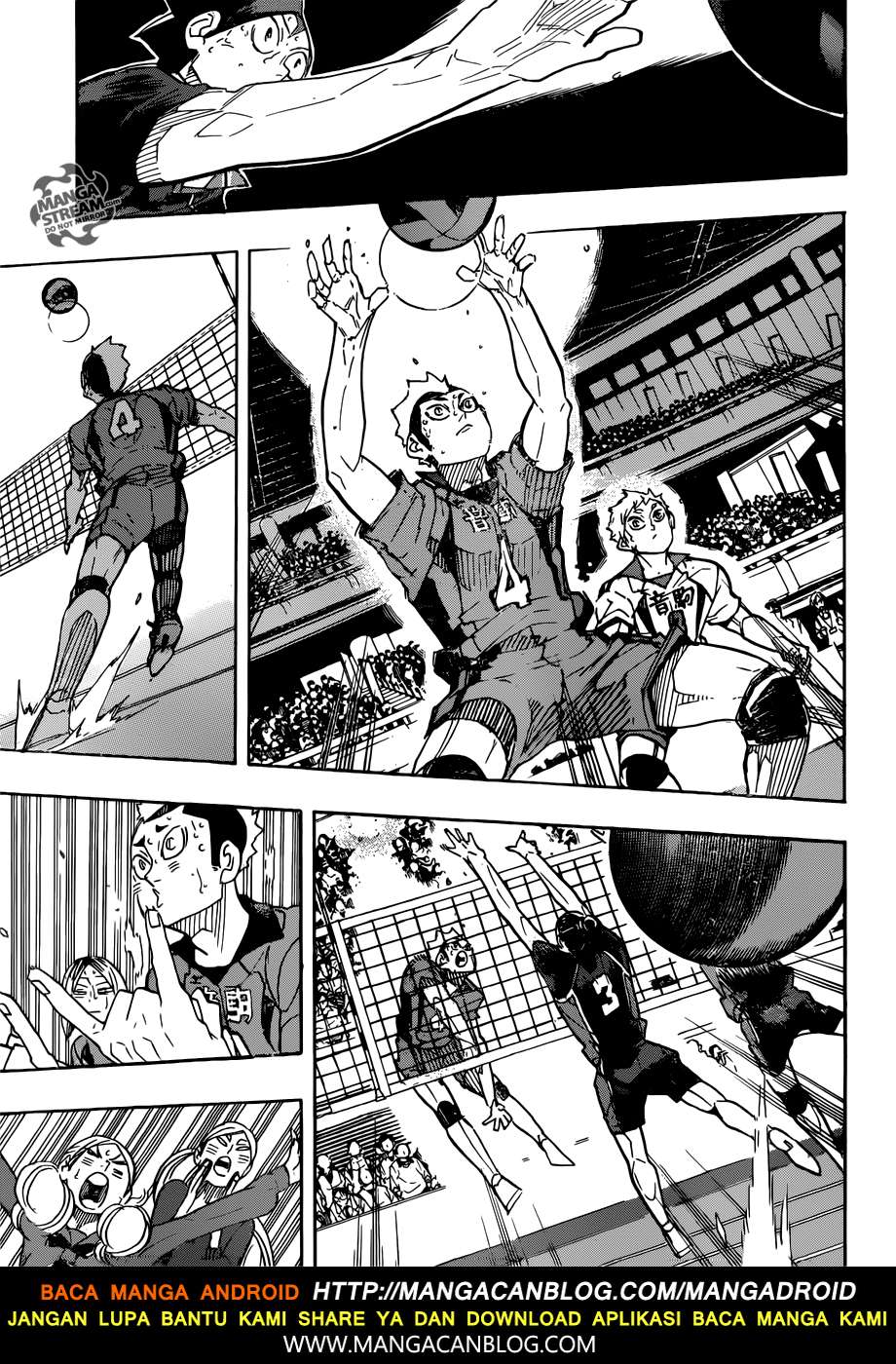 Haikyuu!! Chapter 321 Gambar 10