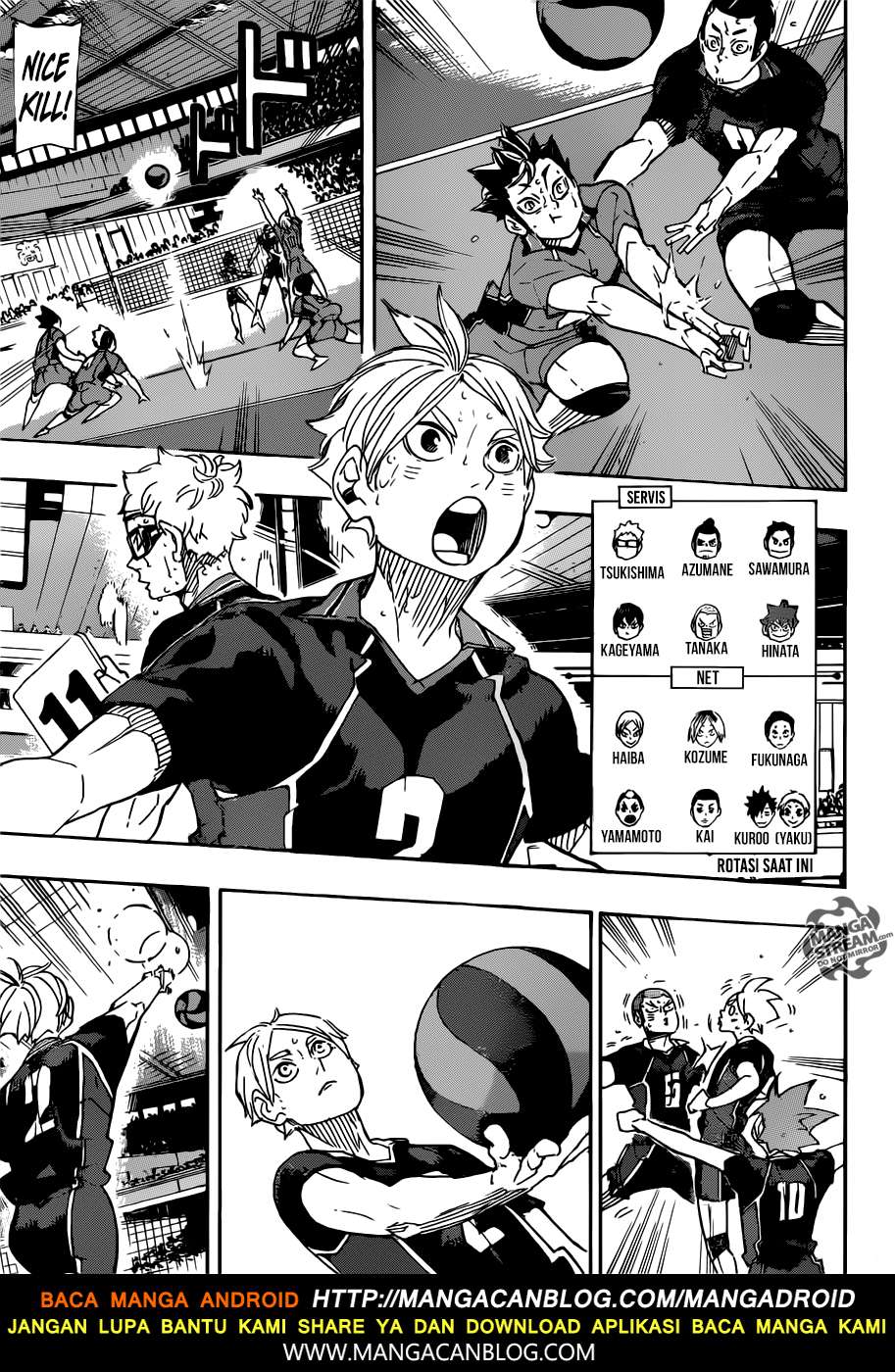 Haikyuu!! Chapter 321 Gambar 12