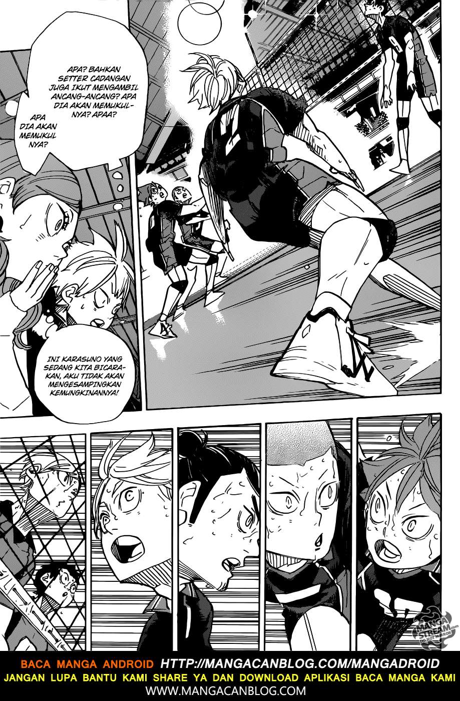 Haikyuu!! Chapter 321 Gambar 14