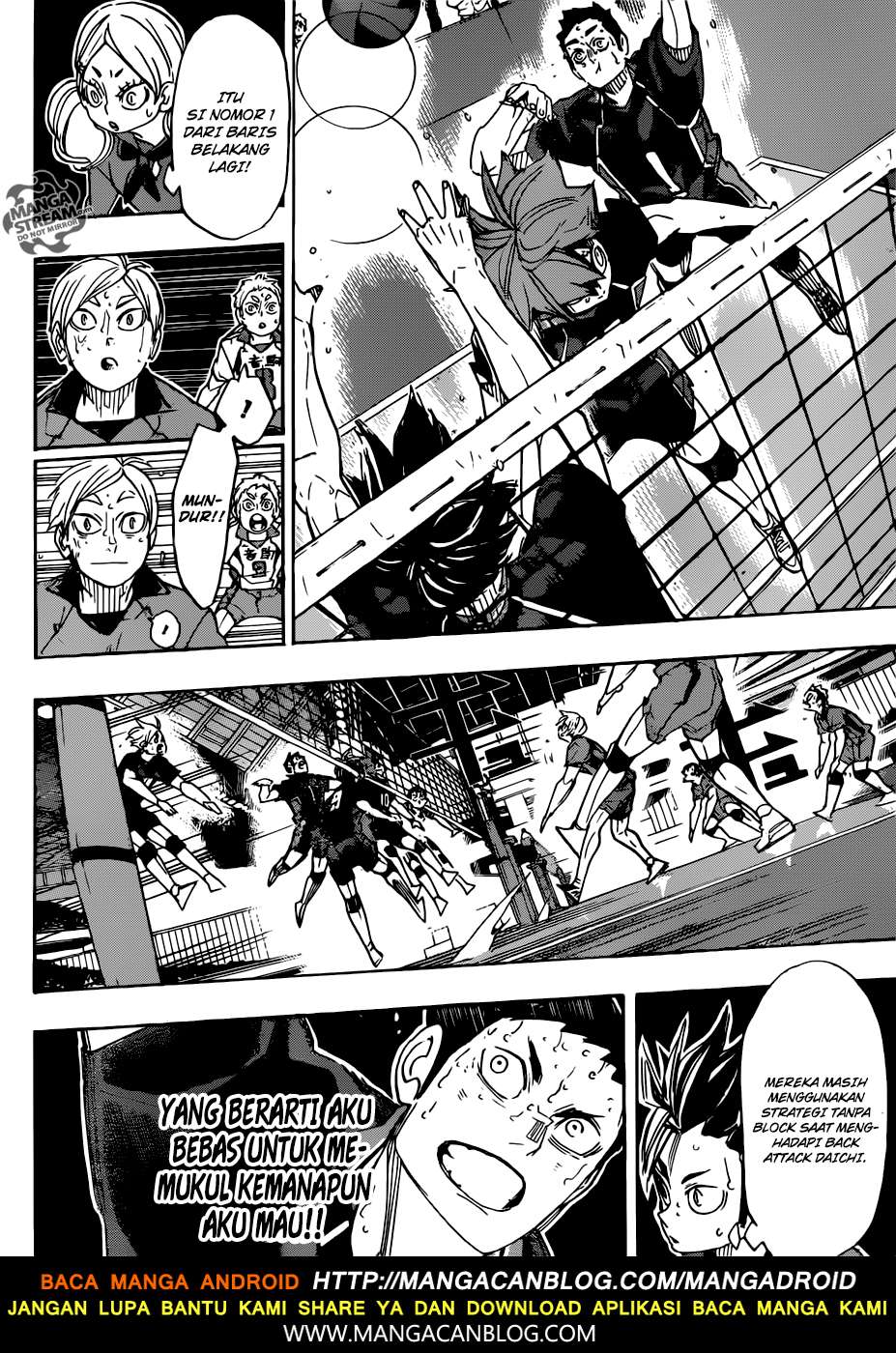 Haikyuu!! Chapter 321 Gambar 15