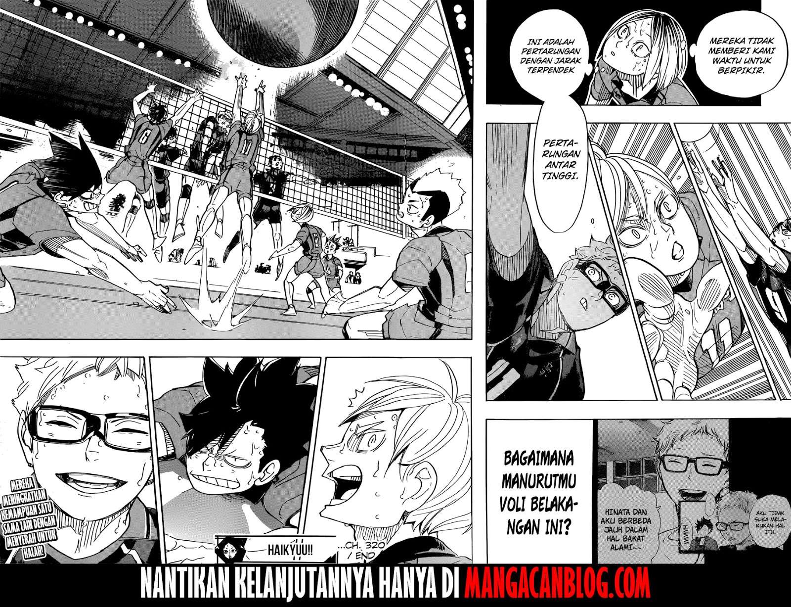 Haikyuu!! Chapter 320 Gambar 17
