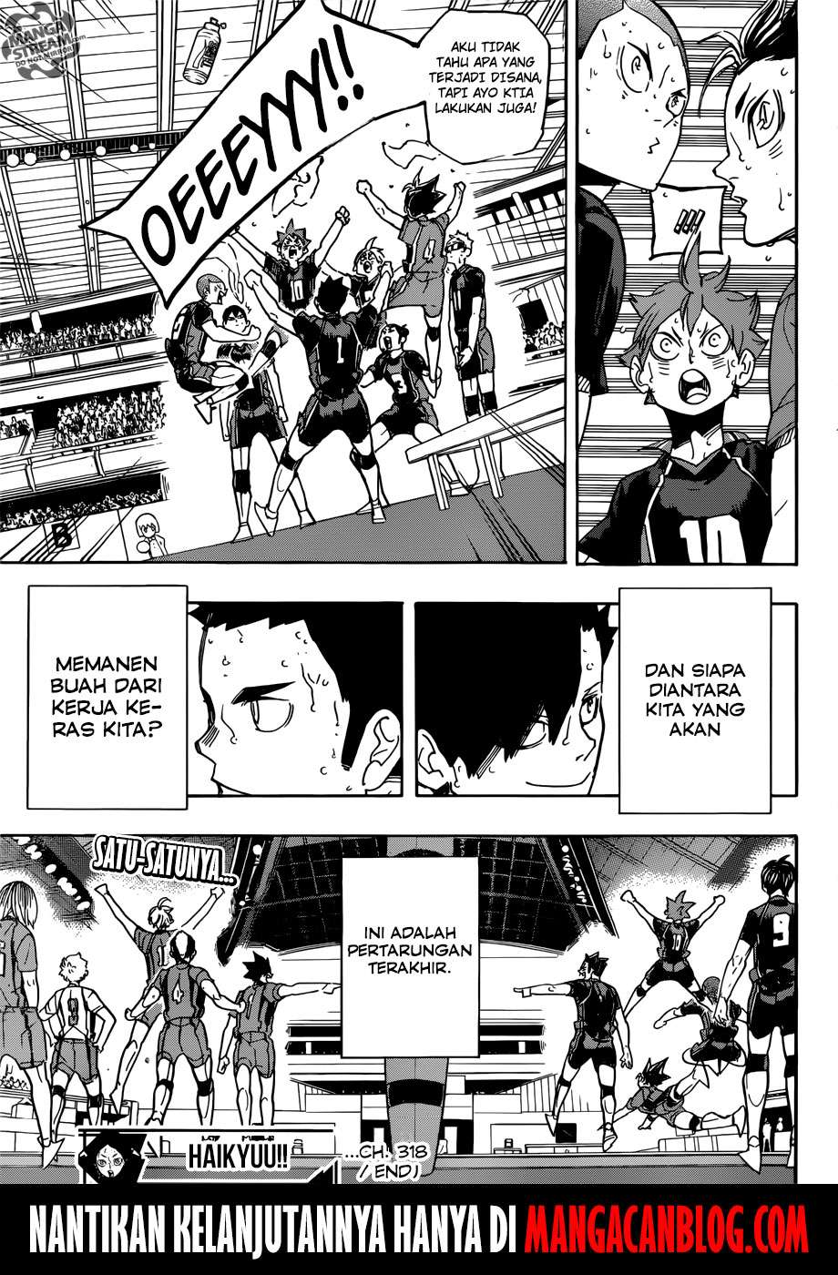 Haikyuu!! Chapter 318 Gambar 20