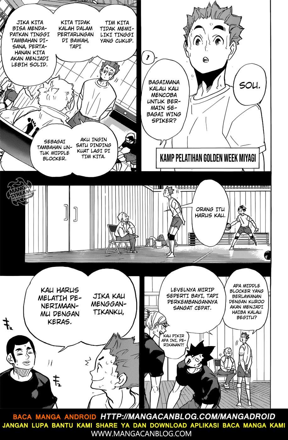 Haikyuu!! Chapter 316 Gambar 13