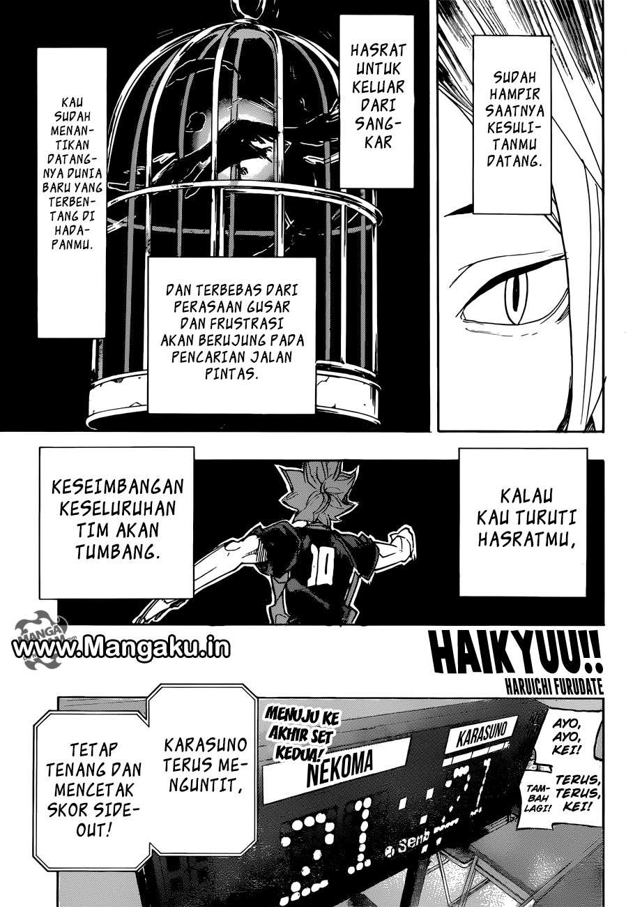 Manga Haikyuu!! Chapter 313 gambar nomor 2