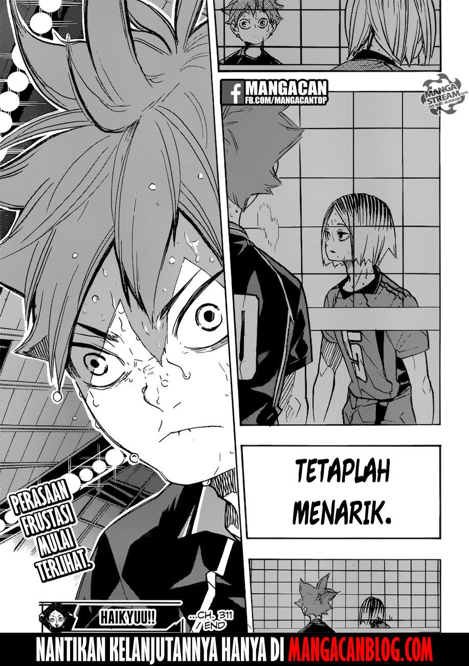 Haikyuu!! Chapter 311 Gambar 20