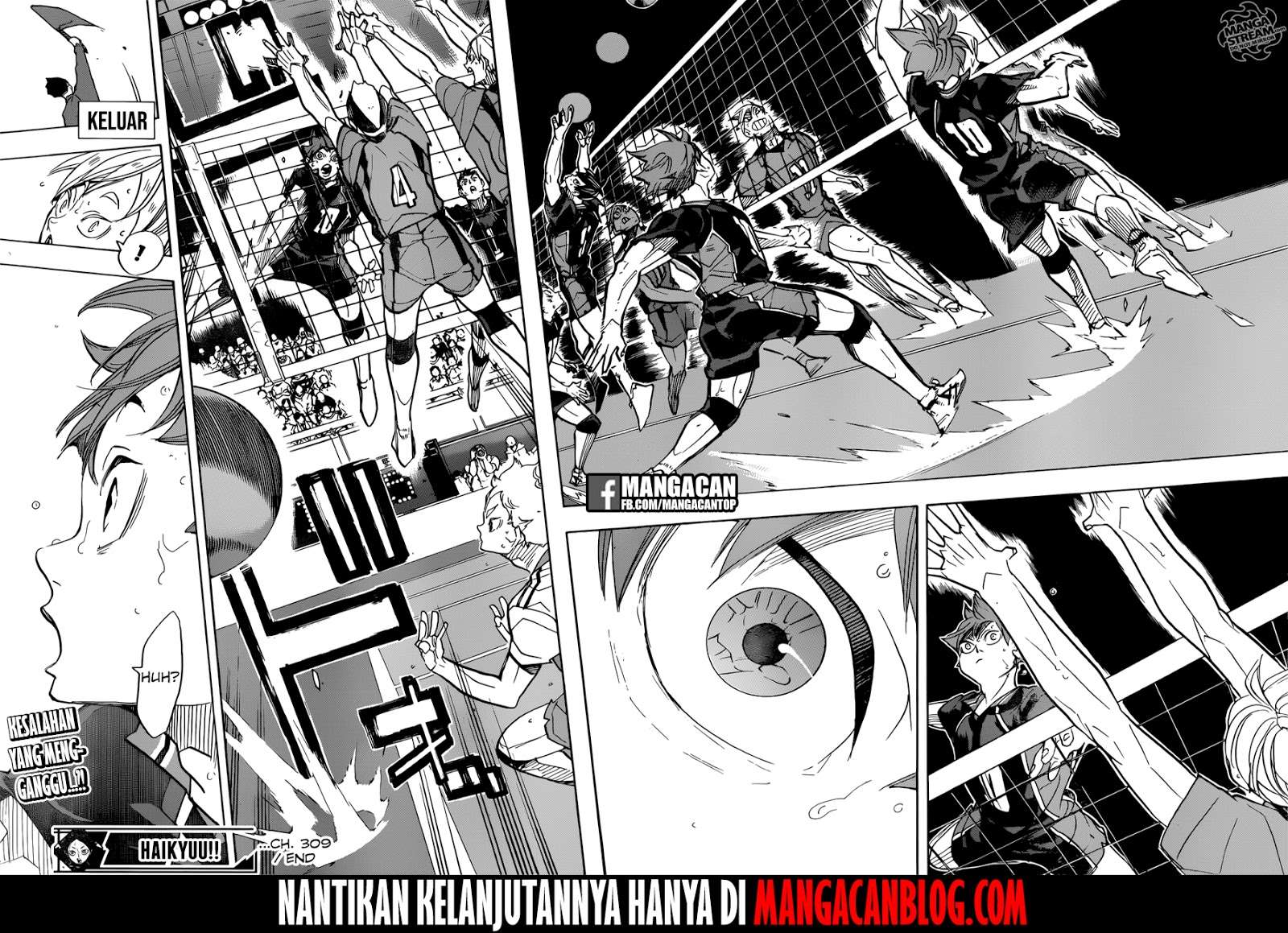Haikyuu!! Chapter 309 Gambar 18