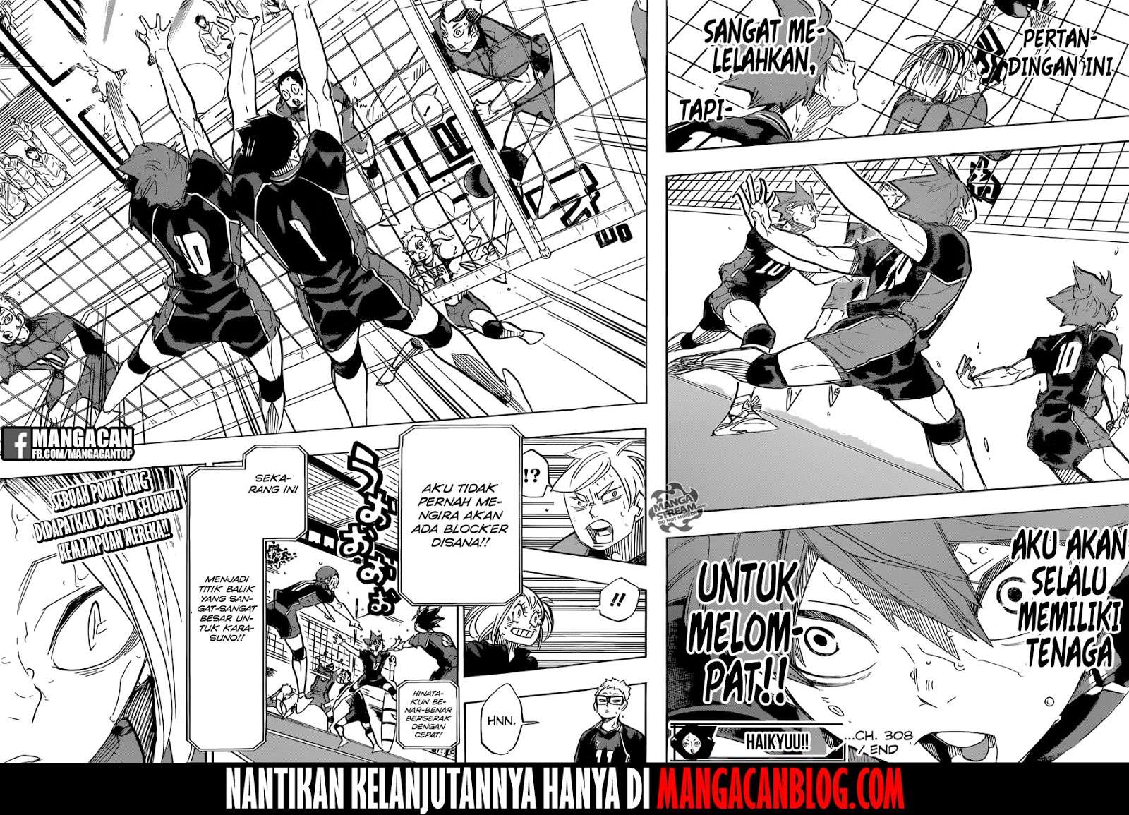 Haikyuu!! Chapter 308 Gambar 17
