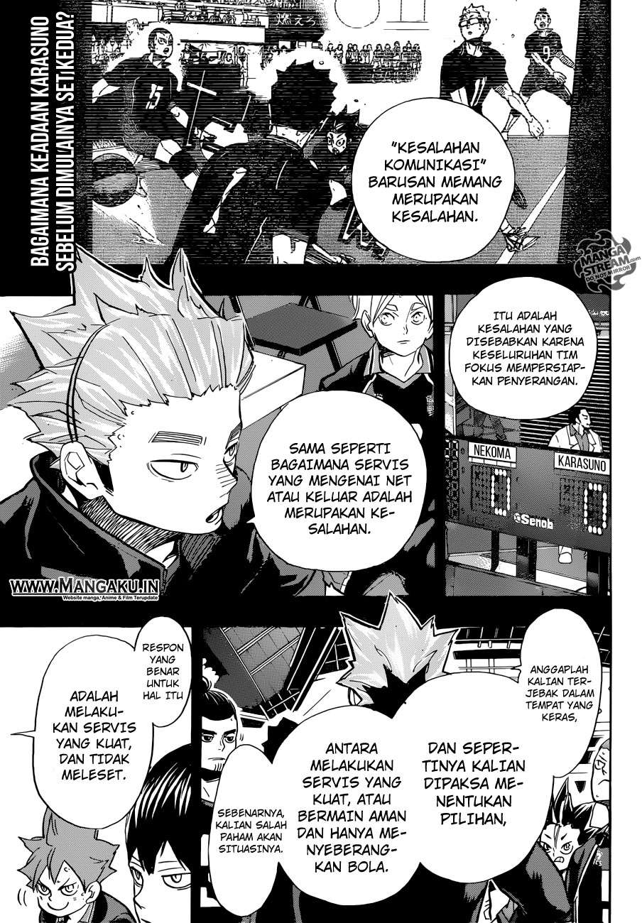 Manga Haikyuu!! Chapter 307 gambar nomor 2