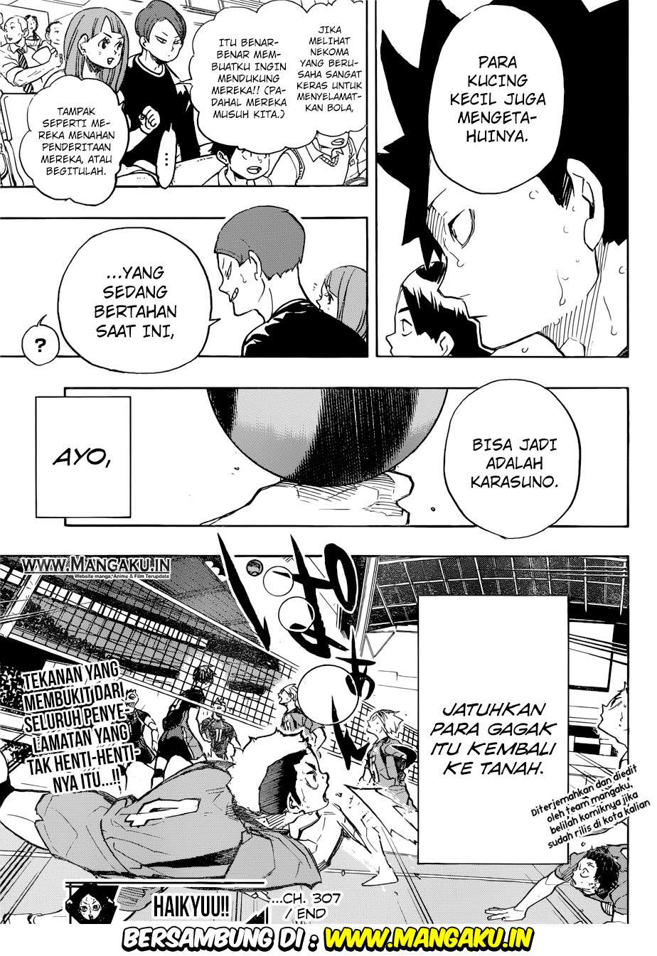 Haikyuu!! Chapter 307 Gambar 20