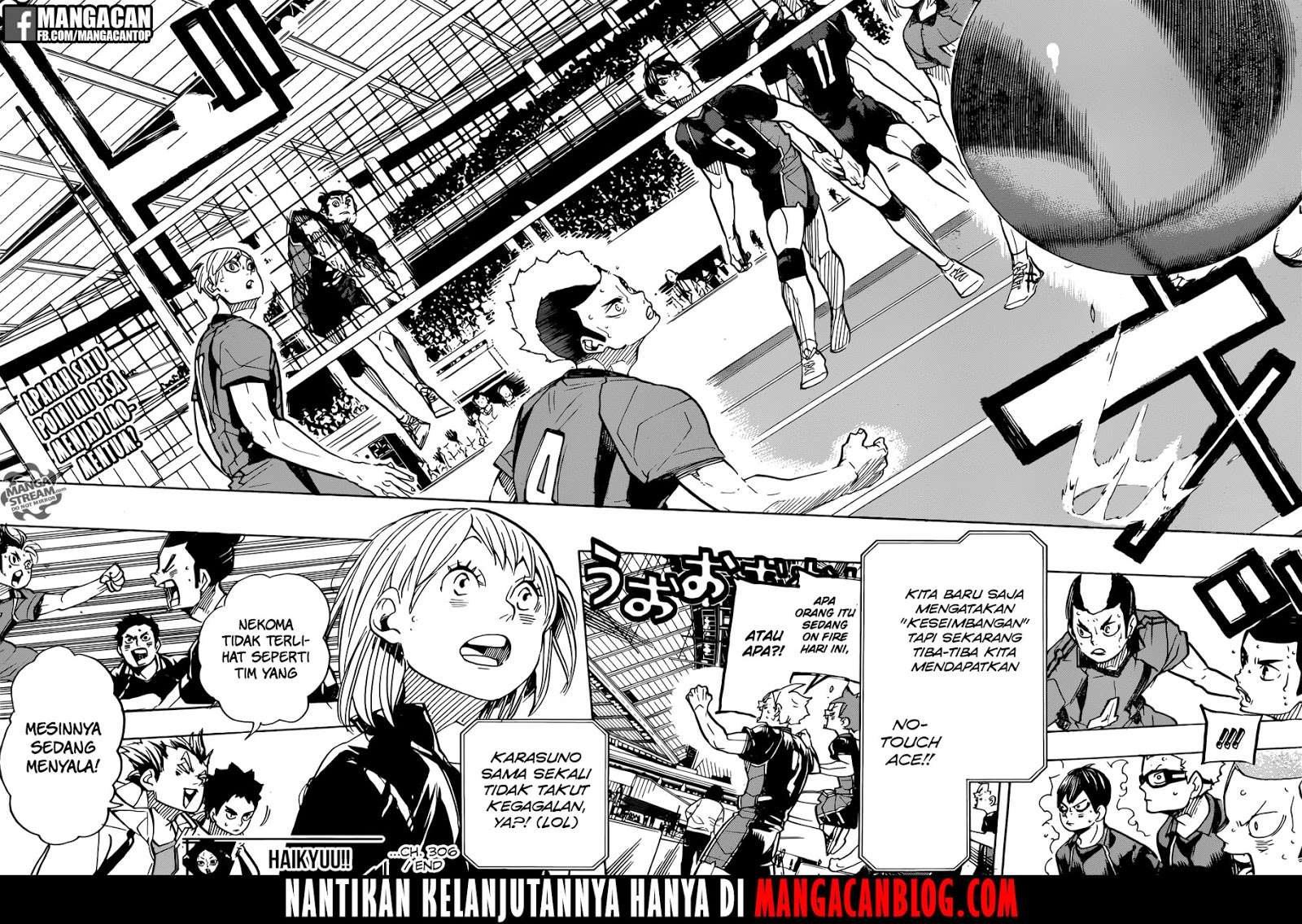 Haikyuu!! Chapter 306 Gambar 18